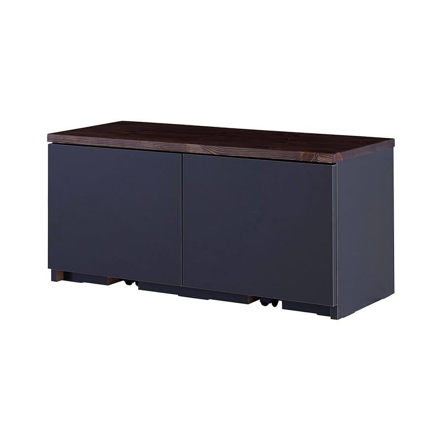 Amazon.co.jp: ベンチ収納 90cm 国産 完成品 リビング収納 室内